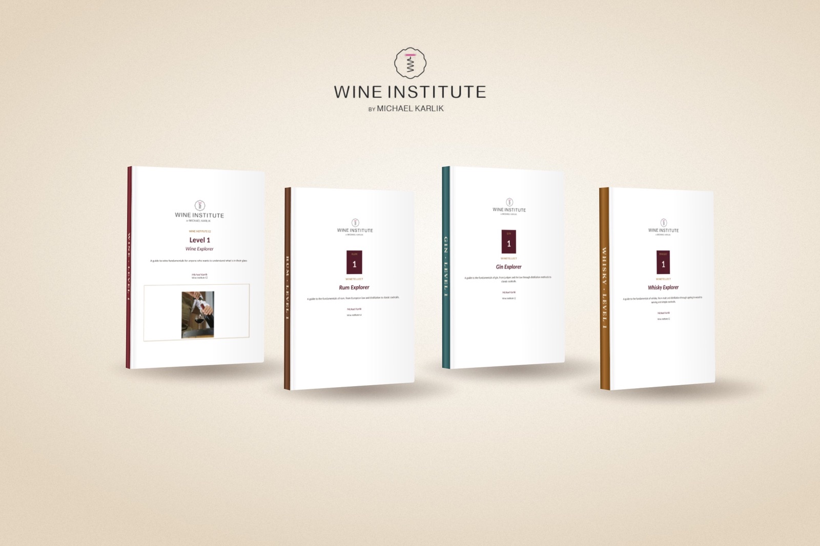 Wine Institute e-books for wine, rum, gin and whisky